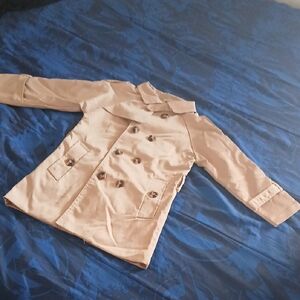 Classic Double-Breasted Beige Trench Coat